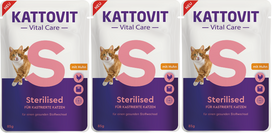 Kattovit Vital Care Sterilised 3x85g