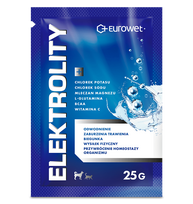 EUROWET Elektrolitai šunims ir katėms 25g