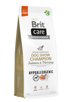 BRIT CARE Dog Hypoallergenic Dog Show Champion Salmon & Herring 12kg + STAIGMENA ŠUNUI