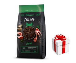 FITMIN Cat For Life Adult Lamb 8kg + STAIGMENA KATEI