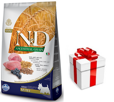 Farmina N&D Ancestral Grain canine LAMB & BLUEBERRY ADULT MINI 7kg + STAIGMENA ŠUNUI