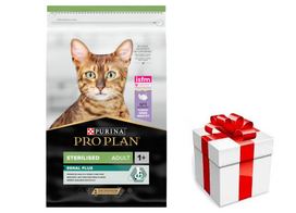 PRO PLAN Sterilizuotas inkstų kalakutienos turtingas kačių ėdalas 10kg + STAIGMENA KATEI