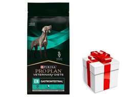 PRO PLAN Veterinary Diets EN Virškinimo trakto sausas maistas šunims 12kg + STAIGMENA ŠUNUI