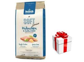 Bosch Soft Junior vištiena ir paštetas 12,5 kg  + STAIGMENA ŠUNIUI