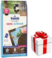 Bosch Junior Mini naminiai paukščiai (nauja formulė) 15kg  + STAIGMENA ŠUNIUI