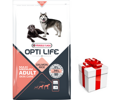 VERSELE-LAGA Opti Life Adult Skin Care Medium&Maxi 12,5kg + STAIGMENA ŠUNUI