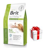 BRIT GF Veterinary Diets Dog Veg Fibre 2kg  + STAIGMENA ŠUNUI