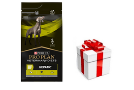 PRO PLAN Veterinary Diets HP Hepatic sausas maistas šunims 3kg + STAIGMENA ŠUNUI