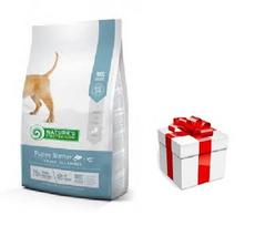 NATURES PROTECTION Puppy Starter Salmon with Krill All Breeds 2kg + STAIGMENA ŠUNIUI