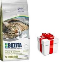 BOZITA Feline Indoor Sterilised 2kg + STAIGMENA KATEI