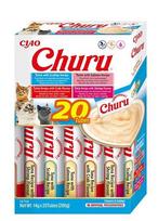 INABA Churu katėms - skonių mišinys su tunu ir jūros gėrybėmis 20x14g
