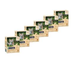 BOZITA - kačių maistas, mėsos kukuliai su padažu Kitten 6x370g