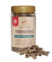 MACED Ančių traukinukai su moliūgų sėklomis ir melisa 150g