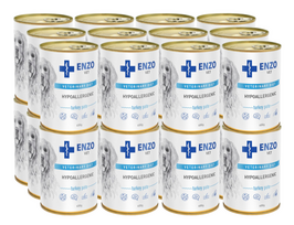 ENZO VET Hipoalerginė dieta su kalakutiena šunims 24x400g