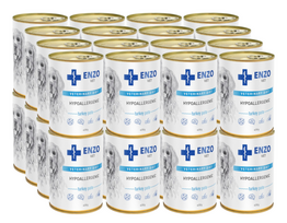 ENZO VET Hipoalerginė dieta su kalakutiena šunims 32x400g