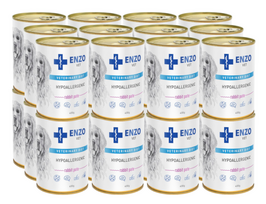 ENZO VET Hipoalerginė dieta su triušiena šunims 24x400g