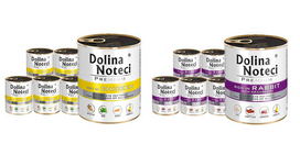 Dolina Noteci PREMIUM su vištiena ir triušiena bei spanguolėmis 24x800g