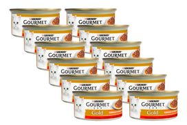 Purina Gourmet Gold Sauce Delight su jautiena 12x85g