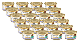 Purina Gourmet Gold Pikantiškas pyragas su ėriena ir šparaginėmis pupelėmis 24x85g