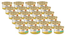 Purina Gourmet Gold Pikantiškas pyragas su vištiena ir morkomis 24x85g
