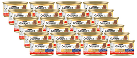 Purina Gourmet Gold putėsiai su jautiena 24x85g