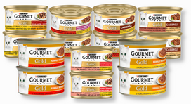 Purina Gourmet Gold  7 skonių mišinys 14x85g