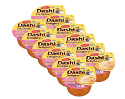 Inaba DASHI papildomas kačių maistas - vištiena ir lašiša 12x70 g