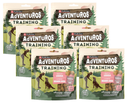 ADVENTUROS Training Lašišos turtingi skanėstai šunims 6x115g