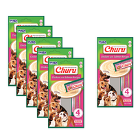 INABA Churu 4P vištienos ir lašišos skonio skanėstas šunims 24x14g