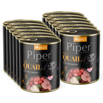 DOLINA NOTECI Piper šunims su putpele ir spanguolėmis 12x800g