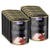 DOLINA NOTECI Piper šunims su triušiena ir obuoliais 12x800g