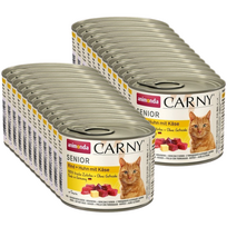 ANIMONDA Cat Carny Senior  skonis: vištiena su sūriu 24x200g