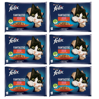FELIX Kaimo skonių želė su jautiena ir vištiena 12x(4x85g)
