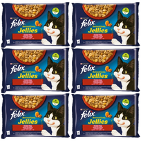FELIX Sensations Kaimo želė su jautiena ir vištiena 12x(4x85g)