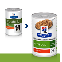 HILL'S PD Prescription Diet Metabolic Canine 370g - skardinė