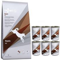 TROVET HLD Hepatic (šuniui) 12,5kg + 6x400g