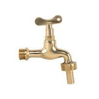 Čiaupas 1/2" išor.sr., su išėjimu 3/4" ir jungtim 13mm žarnai Bradas, žalvaris