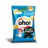 Bulvių traškučiai su grietine ir svogūnais OHO!, 60 g