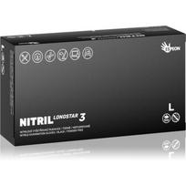 Espeon Nitril Longstar3 Black nitrilinės pirštinės (be pudros) dydis L 2x50 vnt.