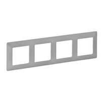 4 vt. rėmelis Valena Life Legrand Life 754134 (aluminio spalva)