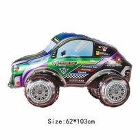 4D lenktyninio automobilio aliuminio plėvelės balionų rinkinys SET1