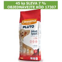 Sausas šunų maistas PLUTO Dog Sport Energy aktyviems šunims su vištiena, 15 kg, 45 vnt.