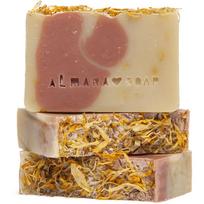 Almara Soap Natural Calendula natūralus muilas sausai ir jautriai odai 90 g
