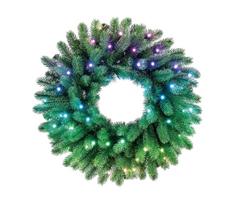Twinkly GD20P4425P00 - LED RGB Pritemdomas kalėdinis vainikas 50xLED d. 60 cm Wi-Fi