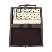 „Double Six Domino“ rinkinys Klasikinis stalo žaidimas 28 nešiojamame dėkle, linksmas ir įtraukiantis stalas