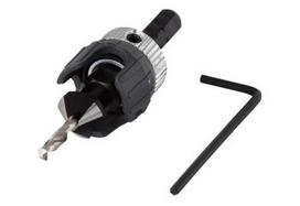 Wolfcraft 2544000 - Bandomasis grąžtas su gilintuvu ir gylio ribotuvu 3,2-12 mm
