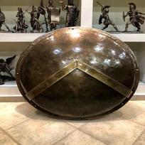 Spartos skydas Viduramžių apvalus skydas 300 Spartos skydas 81,28 cm Graikų karalius Leonidas