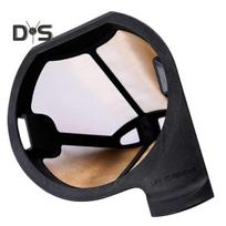 Pakaitinis filtras Premium plono tinklelio daugkartinio naudojimo plastikinis kavos filtras Kavos aparato priedai, suderinami su Ninja CF09X serija juoda