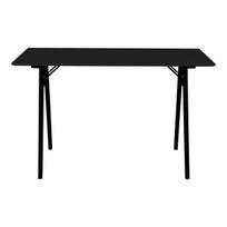 Rašomasis stalas, 120x60x75 cm, juoda