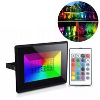RGB LED lauko prožektorius su nuotolinio valdymo pulteliu 10W IP65